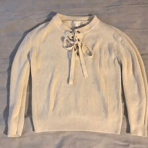 Cream sweater- JOA LA